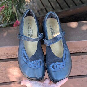 Blue Naot Bluegill Leather Mary Janes - Size 38